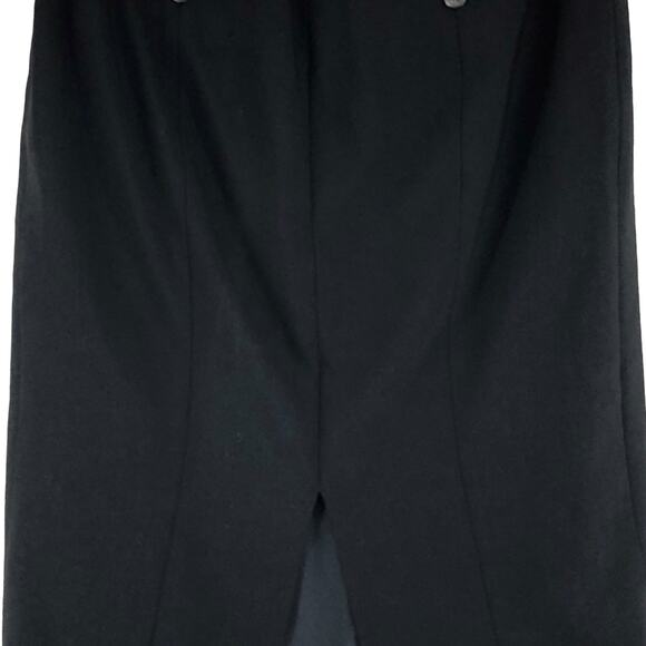 Michael Kors Collection Women Size 6 Pencil Skirt Side Zip Wool Black Italy Made - Picture 7 of 13